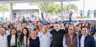 Acude Mauricio Kuri a la presentación de obras públicas de Corregidora