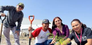 Reforestan UAQ y autoridades municipales el campus San Juan del Río