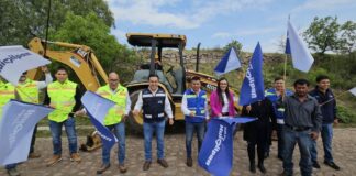 El Secretario de Desarrollo Social del Estado de Querétaro fortalece obra social en Huimilpan