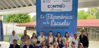La Orquesta Filarmónica del Estado de Querétaro lleva su música a las escuelas de Querétaro