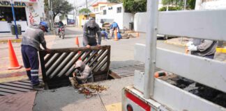 Corregidora refuerza limpieza de rejillas para evitar afectaciones por lluvias