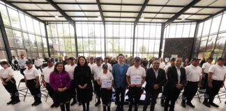 Rodrigo Monsalvo encabeza toma de protesta de 19 nuevos agentes de la Secretaría de Movilidad en El Marqués