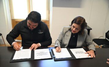Comisión Estatal de Infraestructura y San Joaquín firman convenio de coordinación