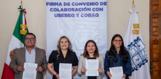 El Marqués fortalece la atención emocional y preventiva de estudiantes con convenio con USEBEQ y COBAQ