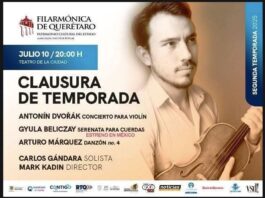 Invita la Orquesta Filarmónica del Estado de Querétaro al cierre de su Segunda Temporada de Conciertos 2025