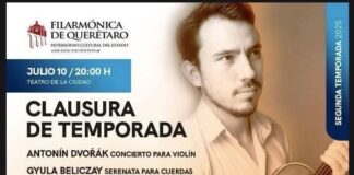 Invita la Orquesta Filarmónica del Estado de Querétaro al cierre de su Segunda Temporada de Conciertos 2025