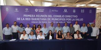 Se realiza la primera sesión del Consejo Directivo de la Red Queretana de Municipios por la Salud