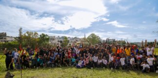 La Secretaría de la Juventud encabeza rehabilitación del parque del asta bandera