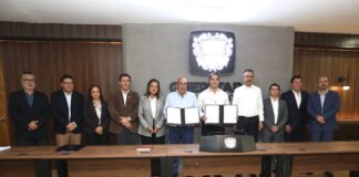 Titular de Secretaría de Desarrollo Urbano y Obras Públicas y alcalde de Querétaro firman acuerdo de colaboración
