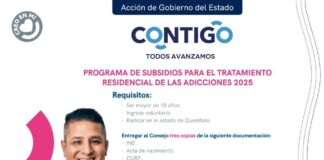 Lanza Consejo Estatal Contra las Adicciones Programa de subsidios para tratamiento residencial de las Adicciones 2025