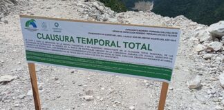 La Procuraduría Estatal de Protección al Medio Ambiente y Desarrollo Urbano Clausura banco de material de mármol