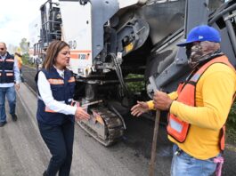 La Comisión Estatal de Infraestructura Supervisa mejoramiento del acceso al municipio de Ezequiel Montes