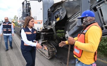 La Comisión Estatal de Infraestructura Supervisa mejoramiento del acceso al municipio de Ezequiel Montes