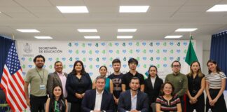 Se reúne rector de la Universidad Politécnica de Santa Rosa Jáuregui con diplomático de la embajada de EE. UU.