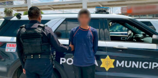 Masculino detenido por portación de armas prohibidas
