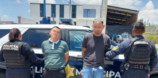 “Güero” y “Argenis” detenidos por robo a casa habitación en Loma Dorada