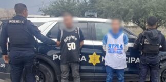 Detienen a dos personas en Lomas del Pedregal por alterar motocicleta