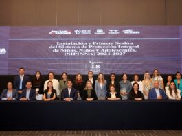 Asiste Car Herrera a la instalación del Sistema de Protección Integral de Niñas, Niños y Adolescentes en el municipio de Querétaro