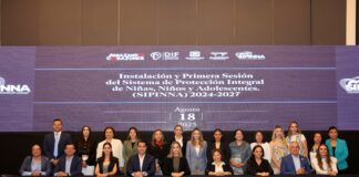 Asiste Car Herrera a la instalación del Sistema de Protección Integral de Niñas, Niños y Adolescentes en el municipio de Querétaro