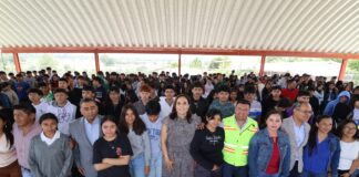Inicia construcción de aula para el Colegio de Estudios Científicos y Tecnológicos en Huimilpan