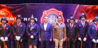 Reconoce Eric Gudiño labor de Bomberos Querétaro
