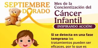 La Secretaría de Salud se une al Mes de Concientización del Cáncer Infantil