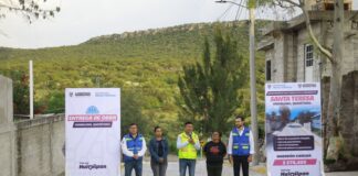 Jairo Morales entrega obra de urbanización en Santa Teresa