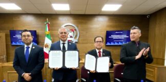 La Secretarías de Seguridad Pública Municipal de Querétaro y Universidad Vizcaya firman convenio colaborativo