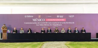 Asiste gobernador a la conmemoración del CLXXVIII Aniversario de la Gesta Heroica de los Niños Héroes de Chapultepec