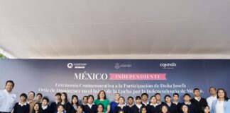 Conmemoran autoridades a Doña Josefa Ortiz de Domínguez