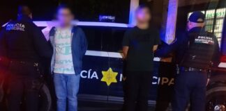 Detenidos por posesión de sustancias ilícitas a la altura de la Col. Cimatario