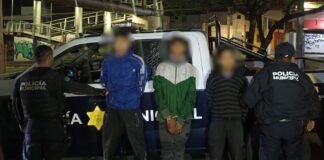 Tres detenidos por daños dolosos y robo a comercio en grado de tentativa