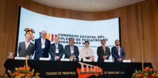 Inaugura Secretaria de Salud Congreso del Colegio de Pediatras de Querétaro