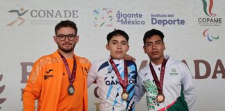 Paraciclista queretano rompe récord en medallas de oro en Paralimpiada Nacional