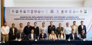 Avanza en Querétaro el Reglamento Municipal que prohíbe la música que constituya apología del delito