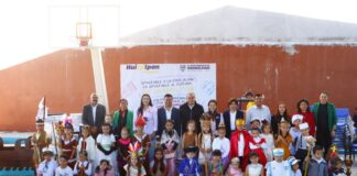 Reafirman Jairo Morales compromiso con la educación en Huimilpan