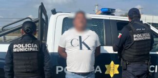 Dos masculinos detenidos sobre la carretera 57 por delitos contra la seguridad pública