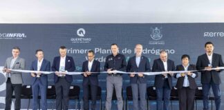 Inaugura Mauricio Kuri la primera planta de hidrógeno verde del país