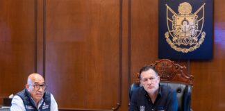 Participa Gobernador en reunión con la Presidenta por afectaciones de lluvias