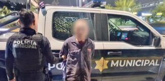 «El Cuchis» asegurado por sustraer luminarias de puente vehicular