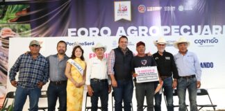 La Secretaría de Desarrollo Agropecuario entrega apoyos a productores de Colón