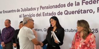 Reconocen a jubilados y pensionados de la Federación de Sindicatos de Trabajadores al Servicio del Estado de Querétaro