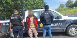 Detenido con orden de aprehensión vigente por homicidio calificado