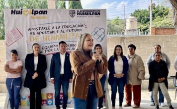Equipa USEBEQ telesecundaria Álvaro Obregón en Huimilpan