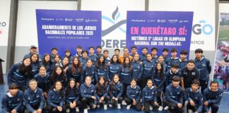 Abanderan a queretanos rumbo a Juegos Nacionales Populares 2025