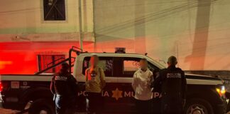 Detenidos por robo de vehículo en la colonia Villas de Guadalupe.