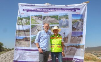 Avanza al 98% la rehabilitación del Relleno Sanitario de Huimilpan