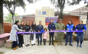 Impulsa Jairo Morales escuelas sustentables con sistemas de Cosecha de Agua de Lluvia