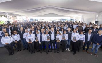 Inaugura Mauricio Kuri 2ª etapa del Patio de Maniobras del sistema Qrobus