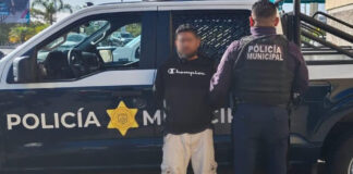 Detenido en Villas del Mesón, por desobediencia y resistencia de particulares